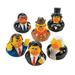 Fun Express Presidential Rubber Ducks Assorted Colors Party Favors 12 Count