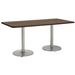 KFI Studios Mode Breakroom Table Metal in Gray/White | 36 H x 72 W x 30 D in | Wayfair T3072-B1917-SL-7960K-31