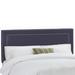 Wayfair Custom Upholstery™ Olivia Upholstered Panel Headboard Upholstered in Blue/Black | 51 H x 56 W x 4 D in FF80E4C1852B4CDCA335D9DB5DBE3F8C