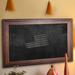 Rayne Mirrors Timber Estate Wall Mounted Chalkboard Wood in Brown | 54 H x 54 W x 0.75 D in | Wayfair B52/48.5-48.5