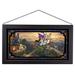 Wild Wings Disneys Aladdin by Thomas Kinkade - Picture Frame Painting Print on Glass in Black/Brown/Green | 13 H x 23 W x 1 D in | Wayfair