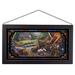 Wild Wings Disneys Snow White & the Seven Dwarves by Thomas Kinkade - Picture Frame Painting Print on in Brown/Green | 13 H x 23 W x 1 D in | Wayfair