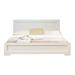 Trent Wooden Platform Bed in White, Full - Camden Isle Furniture 87004