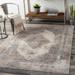 Melfort 7'10" x 10' Traditional Updated Traditional Farmhouse Black/Brown/Charcoal/Cream/Gray/Light Gray/Tan/Dark Red Area Rug - Hauteloom