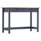 vidaXL Table console Hill Range avec 2 tiroirs Gris 110x45x74 cm Pin