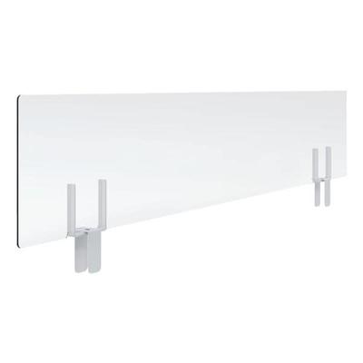 Paperflow Universelles Nies- und Spuckschutz-Panel für Tischtrennwände 117 cm, 117x27x4 cm
