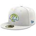 Men's New Era White Los Angeles Rams Omaha 59FIFTY Fitted Hat