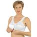 Plus Size Women's Front Hook Mastectomy Comfort Plus Bra by Jodee in White (Size 42 C)