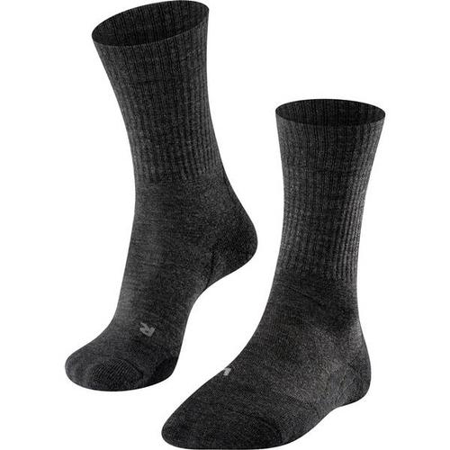 FALKE TK2 Wool Damen Socken, Größe 41-42 in Grau