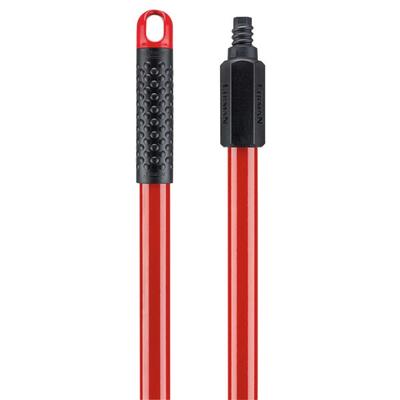 Libman 601 60" Red Steel Replacement Handle for Libman Resin Block, Threaded Push Brooms, Floor Scrubs, and Vehicle Brushes - 6/Pack