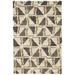 Brown/White 30 x 0.25 in Area Rug - Dash and Albert Rugs Loki Geometric Hand-Woven Flatweave Brown/Beige Area Rug /Jute & Sisal | Wayfair