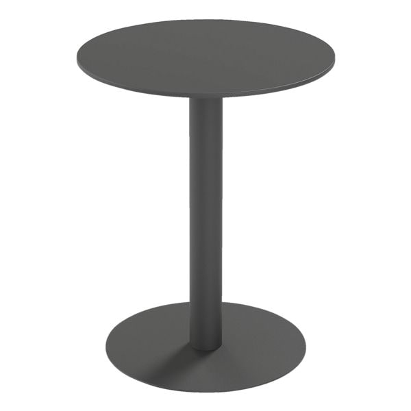 Paperflow Gartentisch »Cross« rund 60 x 60 x 75 cm schwarz, 75x60 cm