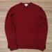 J. Crew Sweaters | J. Crew Red Ribbed Body Crew Neck Cotton Sweater | Color: Red | Size: L