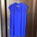 Madewell Dresses | Madewell Royal Blue Tank Dress With Pockets | Color: Blue | Size: L