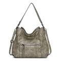 NICOLE & DORIS Soft Leather Bags Women Handbag Elegant Hobo Bags Large Capacity Crossbody Bag Ladies Shoulder Bag Casual Tote Satchel Green