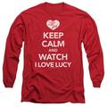 I Love Lucy - Keep Calm And Watch - Long Sleeve Shirt - XX-Large