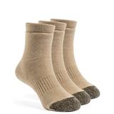 Boys' Cotton Super Soft Quarter Cushion Socks - 3 Pairs