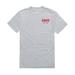 W Republic Apparel 528-150-HGY-01 Southern Methodist University Practice Tee for Men, Heather Grey - Small