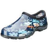 Sloggers Women's Waterproof Comfort Shoes - Floral Fun Blue, Style 5120FFNBL