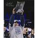 Joe Girardi New York Yankees Autographed 16" x 20" 2009 WS Trophy Photograph with "09 Champs" Inscription