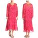 Free People Dresses | Free People Wallflower Midi Dress Size Small | Color: Red | Size: S