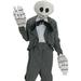 Disney Other | Nightmare B4 Christmas Jack Skellington Mens Halloween Costume L | Color: Black/White | Size: Large