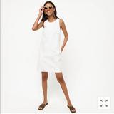 J. Crew Dresses | J. Crew White Denim Dress | Color: White | Size: 6