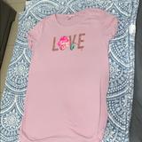 Victoria's Secret Intimates & Sleepwear | L O V E Pink Flower Sleeping Dress | Color: Pink | Size: Xs