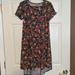 Lularoe Dresses | Lularoe High Low Dress In Xxs | Color: Gray/Red | Size: Xxs