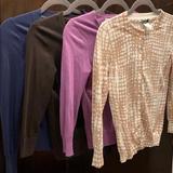 J. Crew Sweaters | Bundle! Jcrew, Talbot & Banana Republic Cardigans | Color: Blue/Cream | Size: Xsp