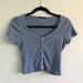 Brandy Melville Tops | Blue Brandy Melville Top | Color: Blue | Size: S