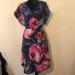 Anthropologie Dresses | By Anthropologie Pixie Flower Dress Size Small | Color: Black | Size: S