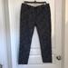 J. Crew Pants & Jumpsuits | J. By J. Crew Navy Crop Pants With White Flowers | Color: Blue/White | Size: 8