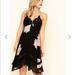 Free People Dresses | Free People Table For 2 Trapeze Slip Dress Lace S | Color: Black | Size: S