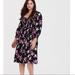 Torrid Dresses | Black Floral Challis Smocked Dress | Color: Black/Purple | Size: 3x