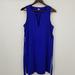 J. Crew Dresses | J Crew Blue V-Neck Cotton Midi Belted Dress | Color: Blue | Size: S