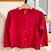 Zara Shirts & Tops | Girl’s Cotton Knit Cardigan | Color: Red | Size: 5g