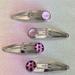 Victoria's Secret Accessories | New 4 Pc Victoria Secret Fashion Hair Clips | Color: Pink/Silver | Size: Os