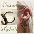 Brandy Melville Jewelry | Brandy Melville Tortoise Hoops | Color: Brown/Tan | Size: Os