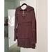 Free People Dresses | Free People Purple Knit Sweater Dress Nwot | Color: Purple | Size: M