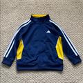 Adidas Jackets & Coats | Almost New Navy/Yellow Adidas Zip-Up Track Jacket | Color: Blue/Yellow | Size: 3tb