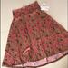 Lularoe Skirts | Lularoe Azure High Low Skirt | Color: Green/Pink | Size: S