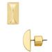 Kate Spade Jewelry | Kate Spade New York Sliced Scallops Studs Earrings Goldtone | Color: Gold | Size: Os
