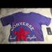 Converse Shirts & Tops | Nwt Converse Girl’s Boxy Tee | Color: Purple | Size: Sg