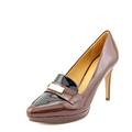 Coach Shoes | Coach Garnet Patent Pump Merlot & Black Womens Sho | Color: Black/Purple | Size: 8