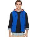 Polo By Ralph Lauren Jackets & Coats | Blue Cotton Blend Fleece Hooded Vest L | Color: Blue | Size: L