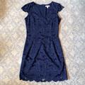 Lilly Pulitzer Dresses | Lily Pulitzer Spring/Summer Navy Lace Dress Nwot | Color: Blue | Size: 6