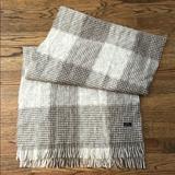 J. Crew Accessories | J Crew Scarf/Shawl In Excellent Condition | Color: Tan/White | Size: 78”L X 18.5”W