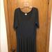 Lularoe Dresses | Lularoe Gray Nicole Dress - 3x | Color: Gray | Size: Xxxl