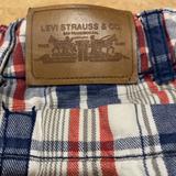 Levi's Bottoms | Levi’s Boys Plaid Cargo Shorts Adjustable Waist | Color: Blue/Red/White | Size: 7xb